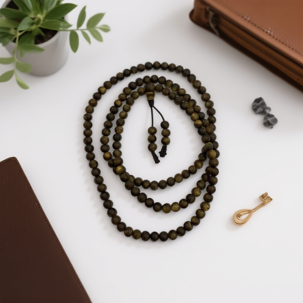 沉香sks0011db/奇楠圆珠手串(多样性发其一)