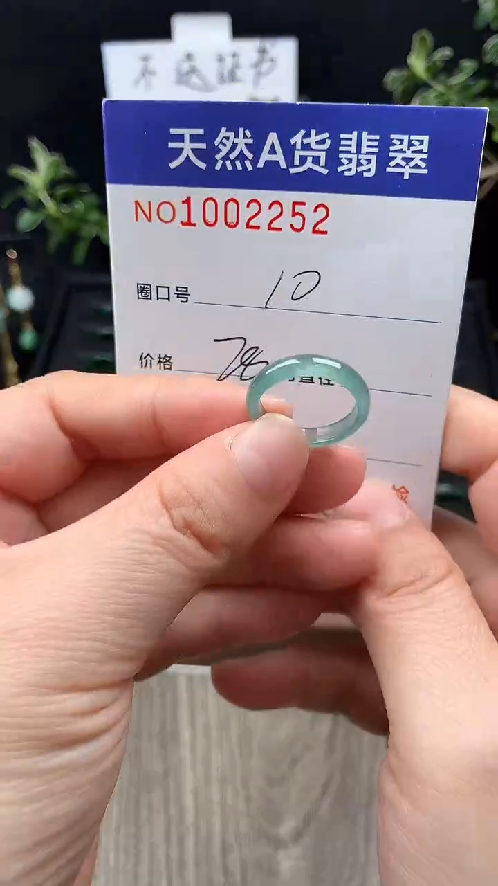 未镶嵌戒指翡翠10#