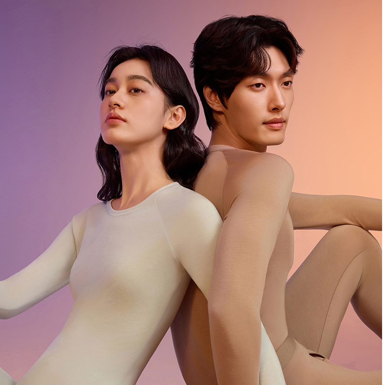 【漠叔专属】经典成毅同款防湿冷薄厚款有棵树保暖内衣套装打底修身