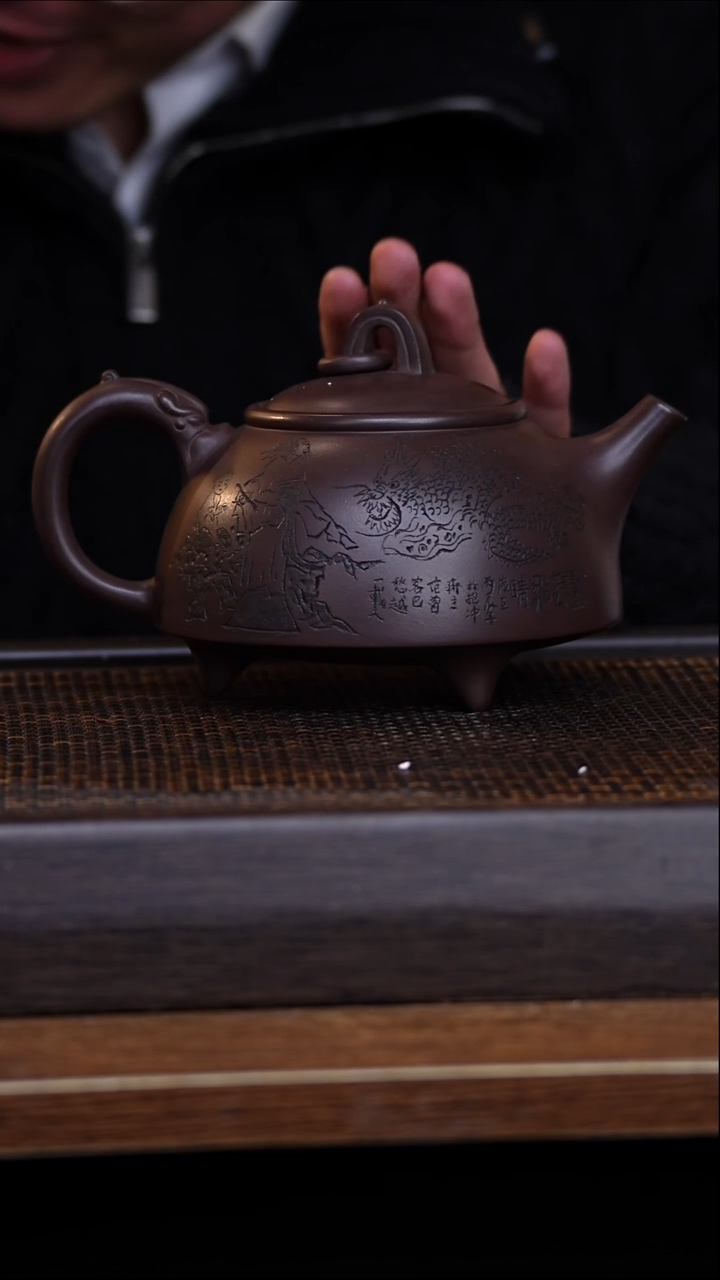 茶壶紫砂宜兴手工原矿紫砂壶001