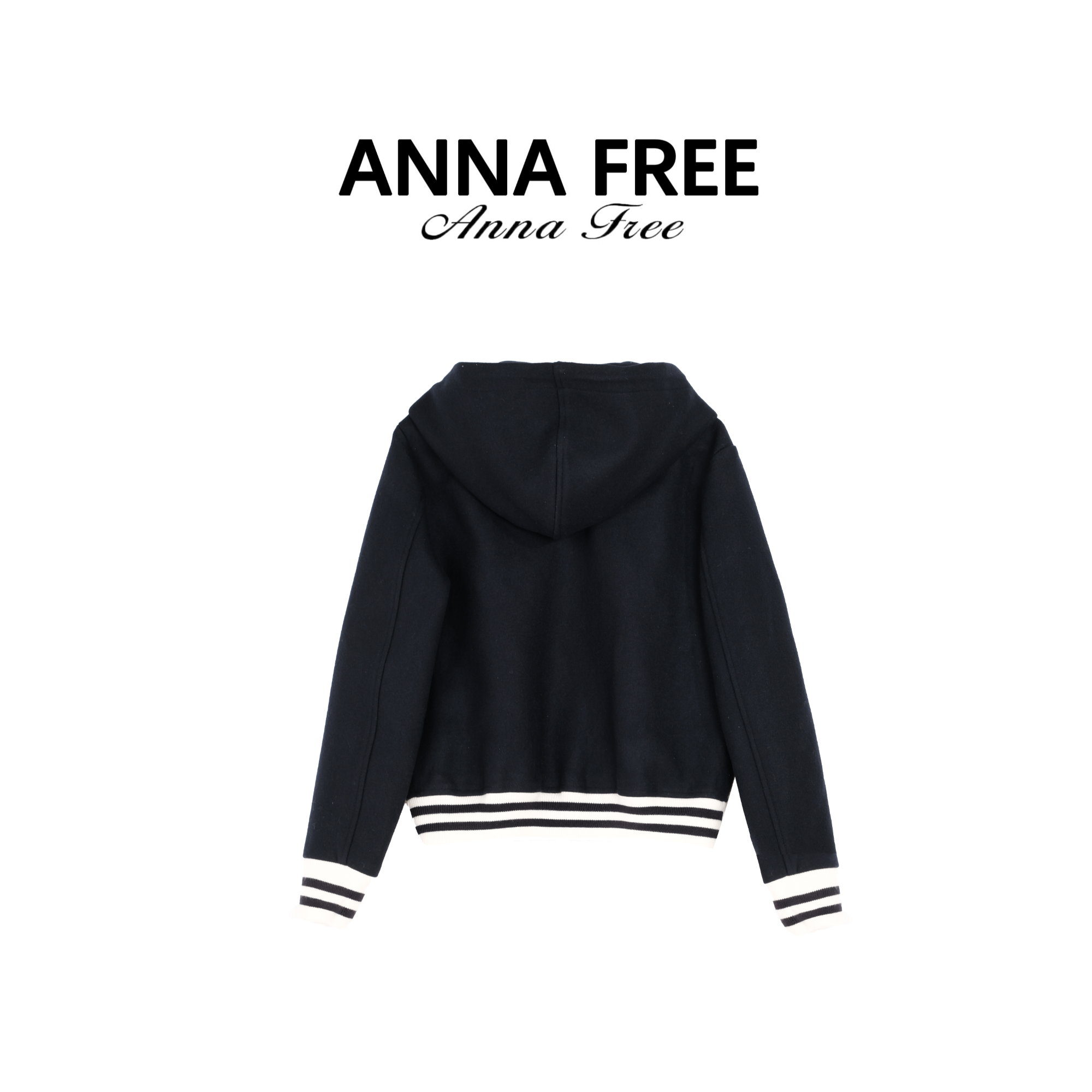 ANNA FREE 25早春女刺绣短外套设计师宽松休闲长袖上衣ZCE25002