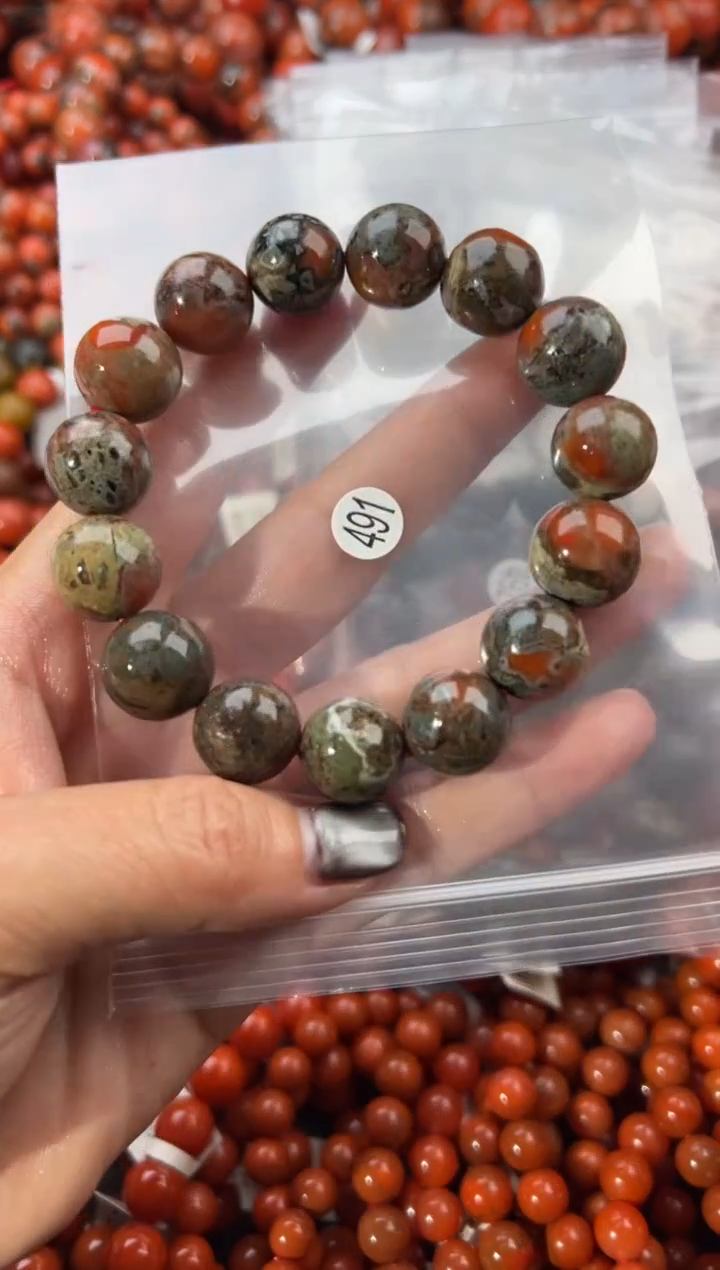 未镶嵌手串南红玛瑙14+