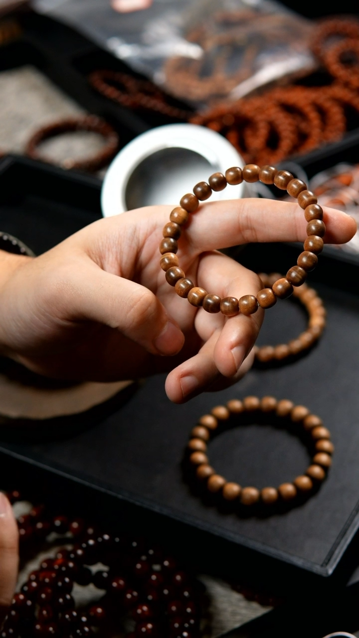 【闪购商品】檀香木手串/手链老山檀焦糖味9mm