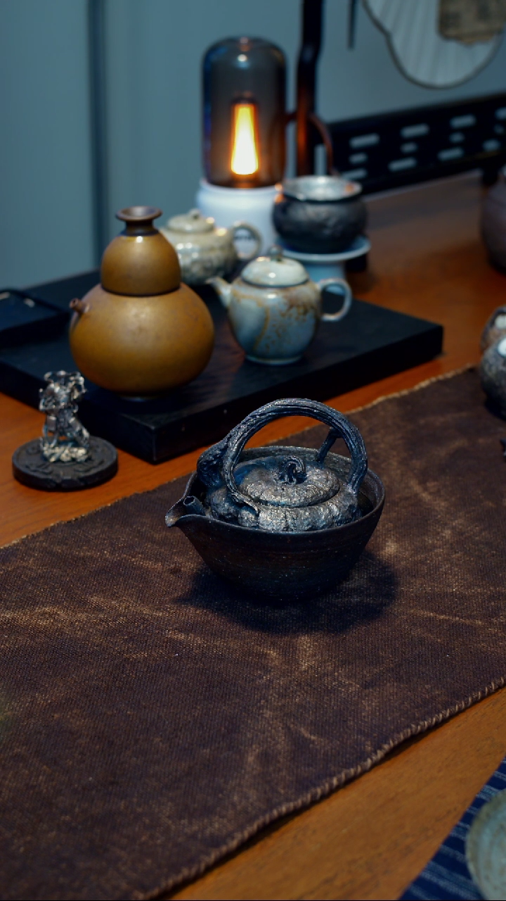 【闪购商品】提梁南瓜壶公道柴烧