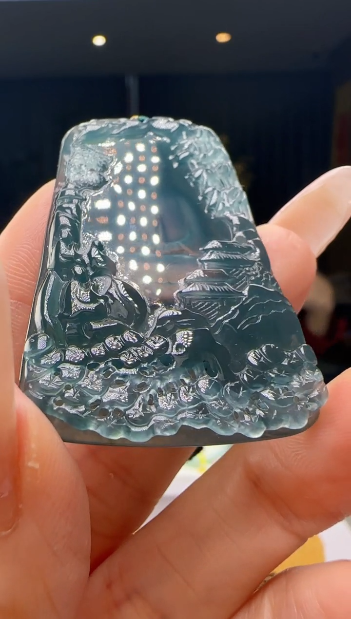 颈饰未镶嵌翡翠多样性发其一YJ@@960Q3J22364