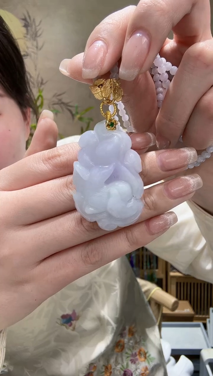 【闪购商品】翡翠颈饰未镶嵌吊坠