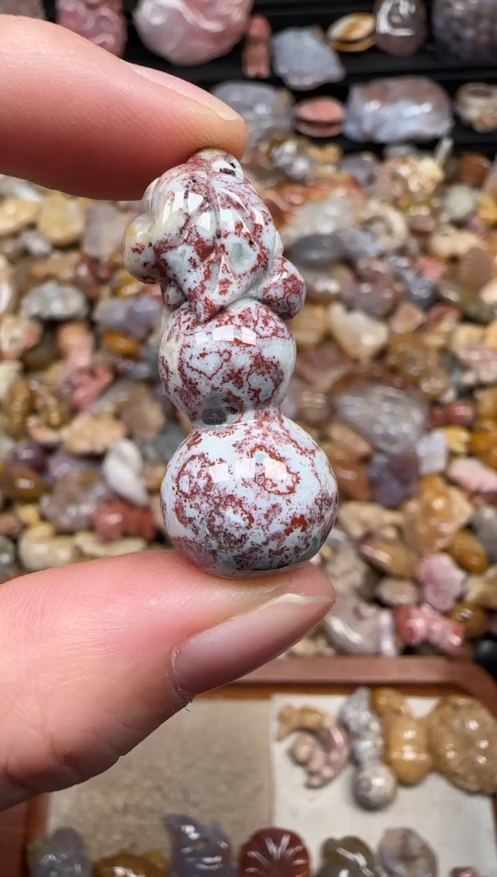 颈饰未镶嵌硅化珊瑚（珊瑚玉）166