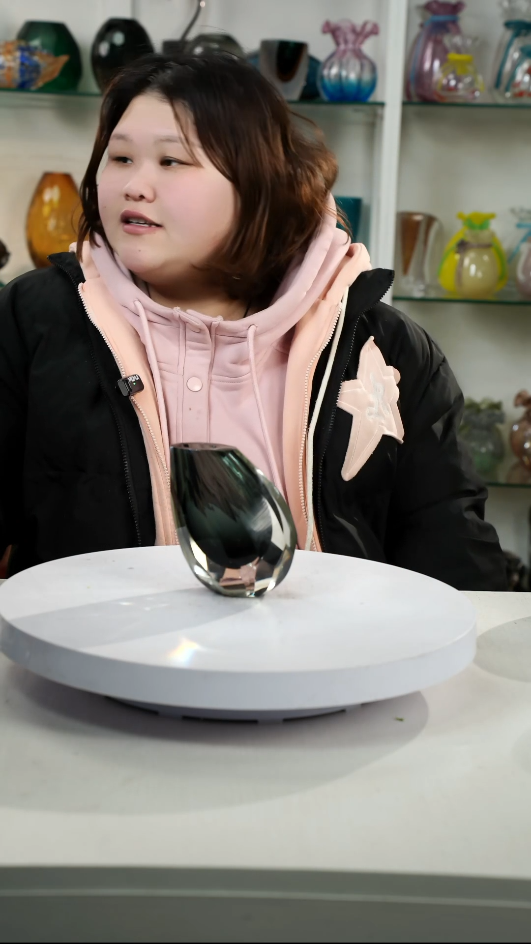 【闪购商品】琉璃【弘扬】高轻奢琉璃花高14正常手工痕迹