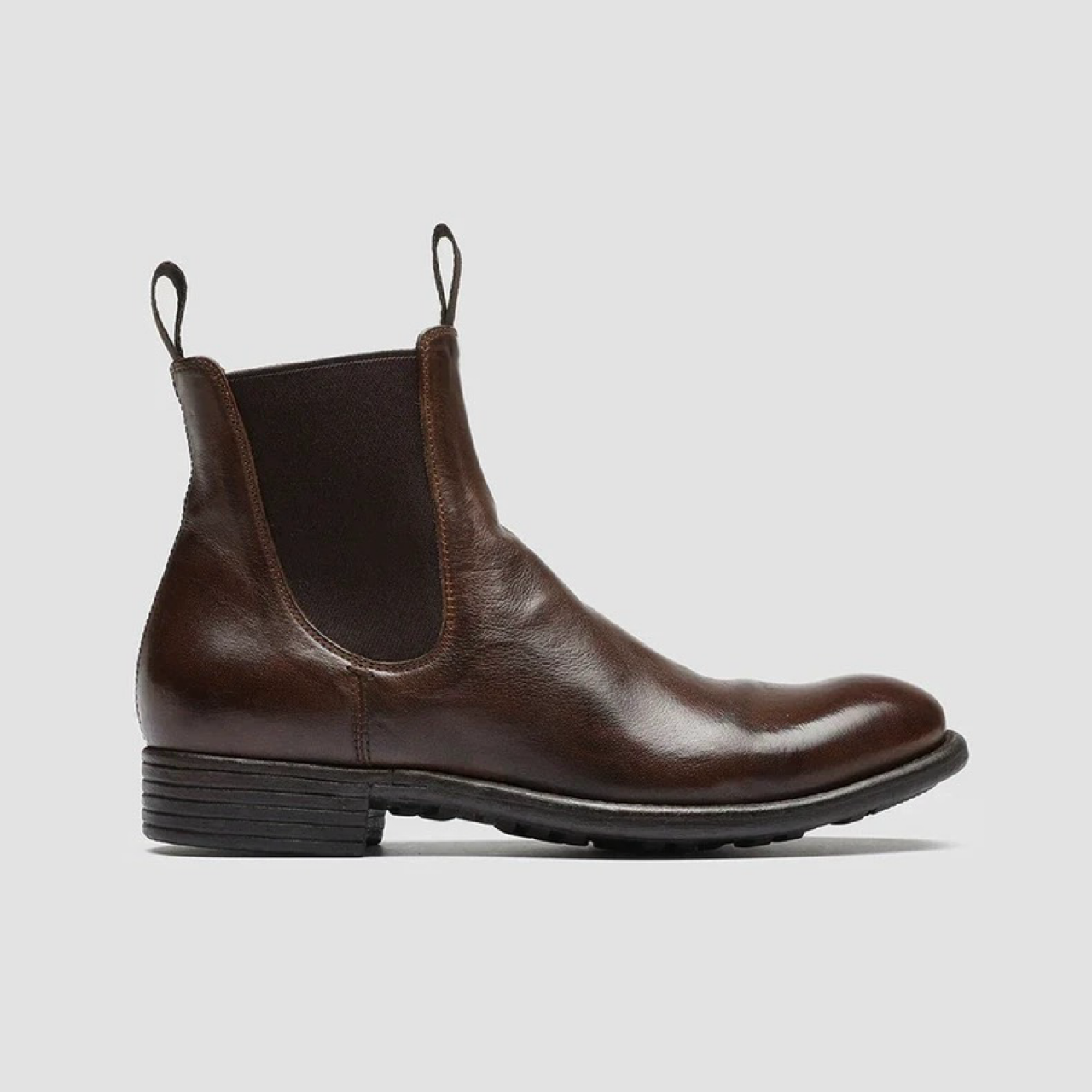 【Tickle】意大利手工水洗胎牛皮切尔西靴W0010