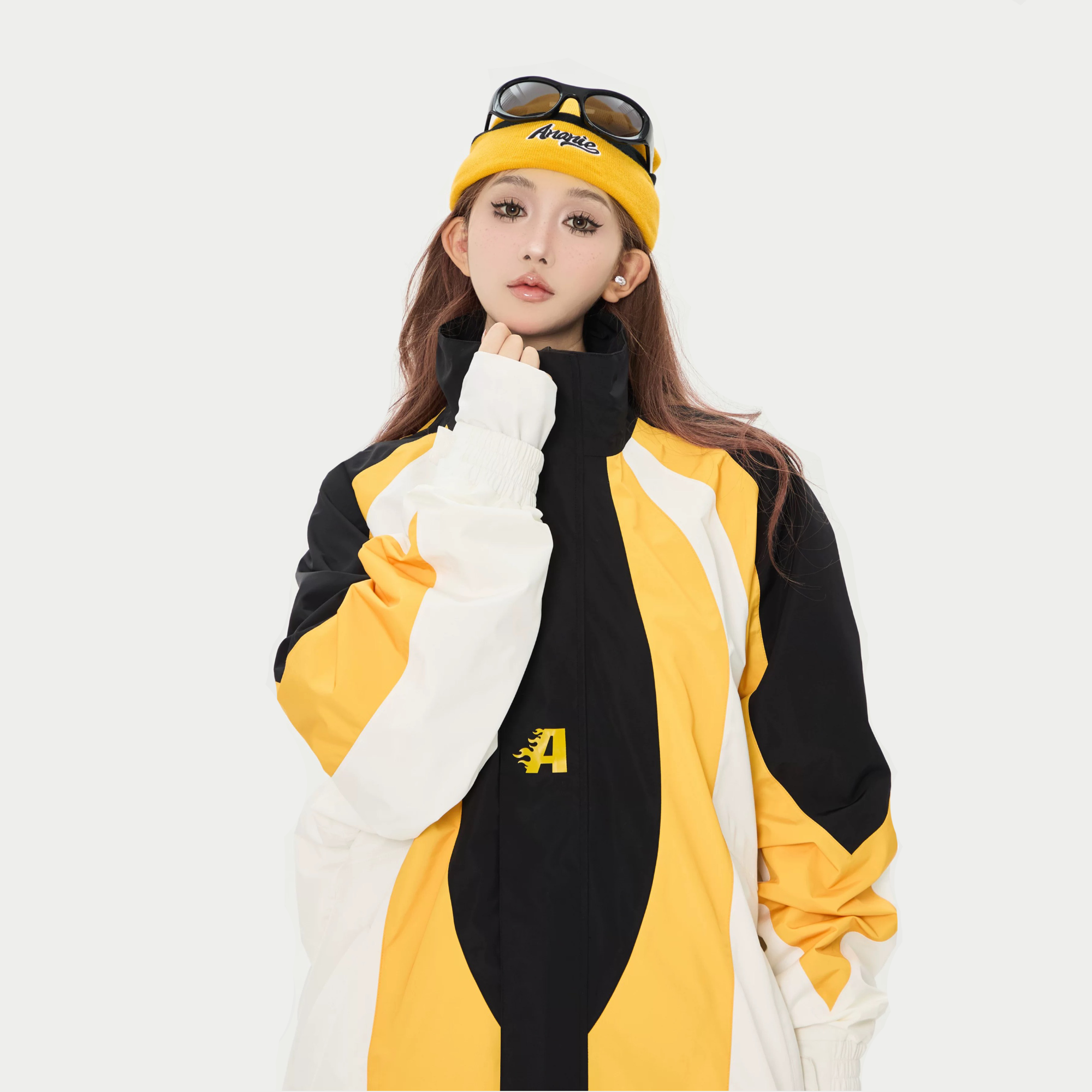 ANANIE滑雪服【美式机能风】单板自由式美式撞色保暖防水防风压胶3L