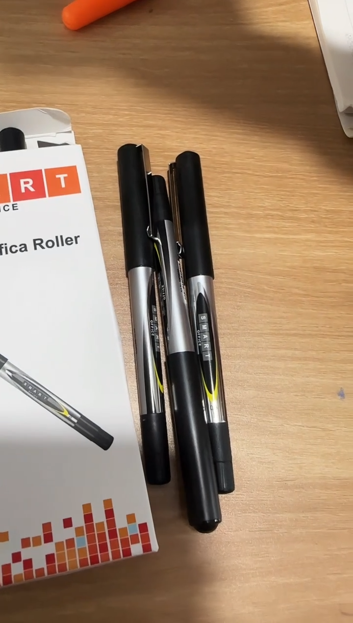 宝克外单黑色直液式4盒