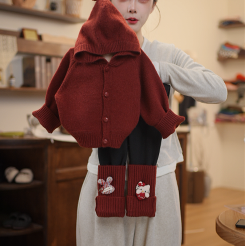 女童秋冬套装2025秋新款韩版童装女宝宝加厚两件套P534