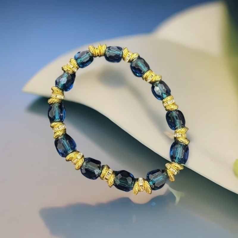 【百世璀璨 尽耀光芒】捷克玻陨陨手串A221