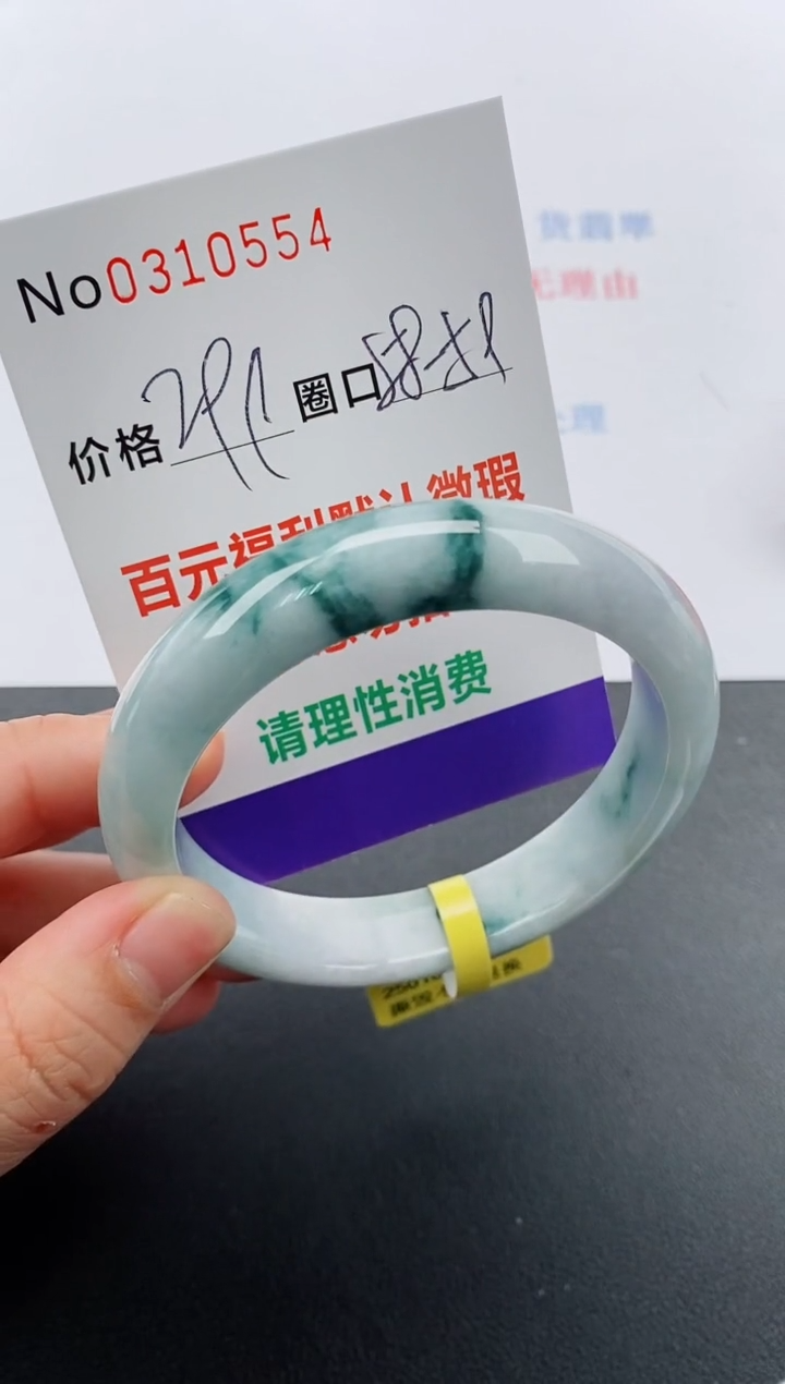【闪购商品】翡翠手镯未镶嵌天然A货翡翠0310554
