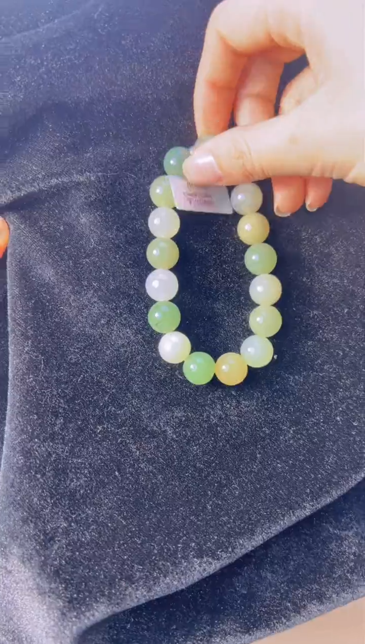 【闪购商品】和田玉（糖玉）手链未镶嵌多宝手串
