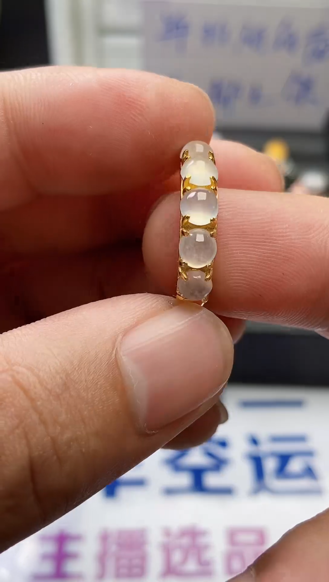 【闪购商品】翡翠戒指银S925镶嵌0000