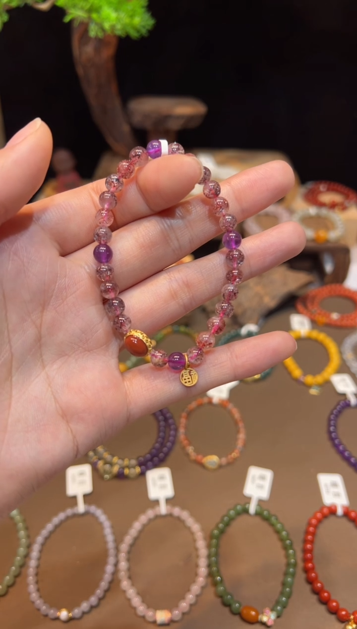 【闪购商品】水晶手链未镶嵌手饰@@F4592