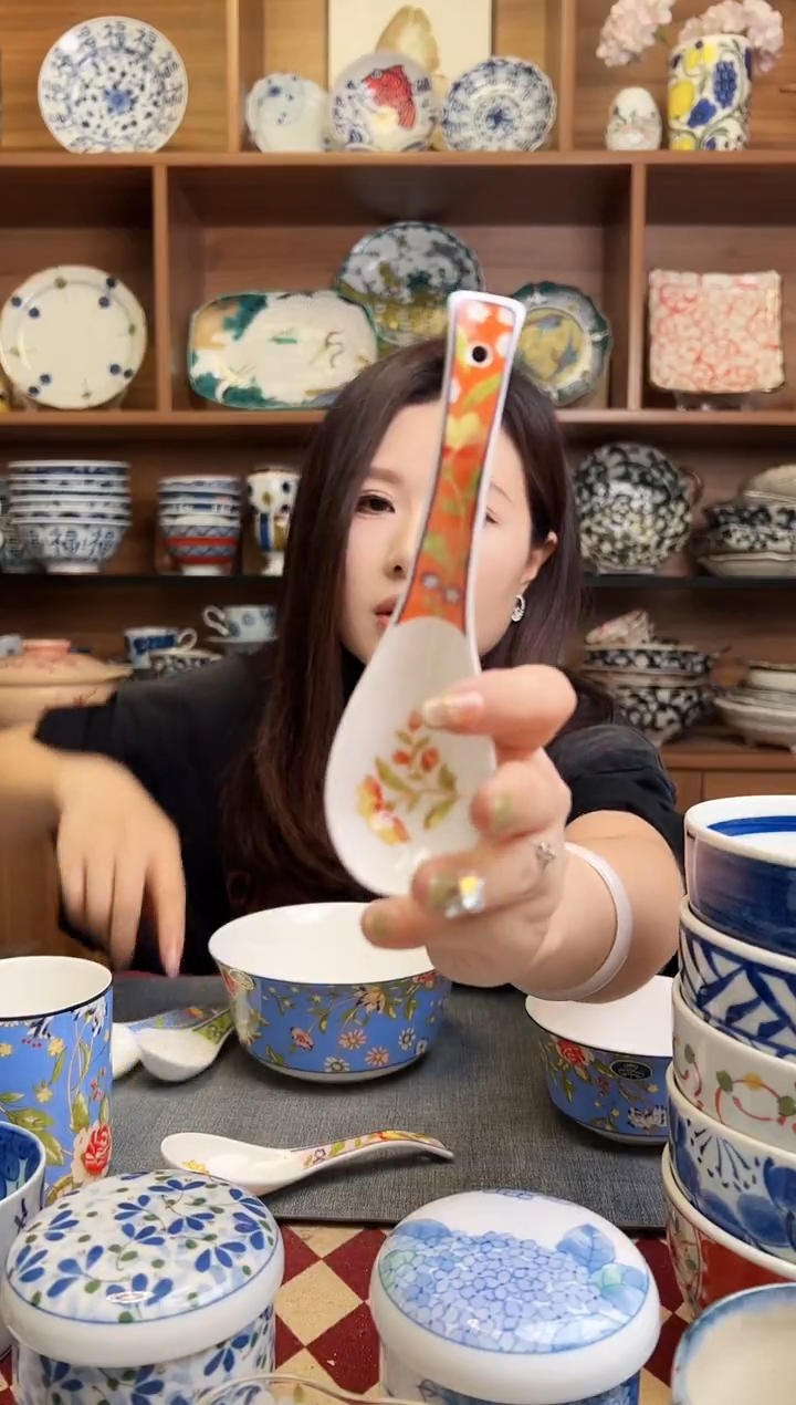 瓷片小屋花园系列温莎 勺子 橙