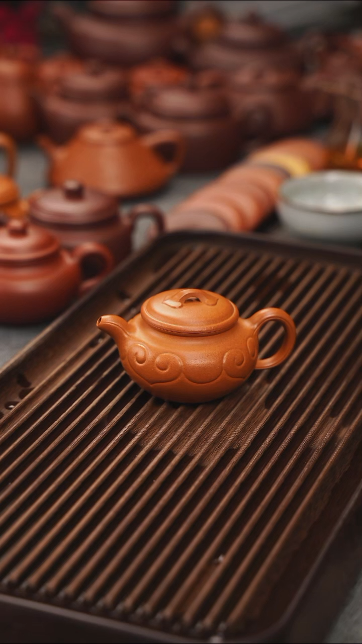 茶壶紫砂仿古如意