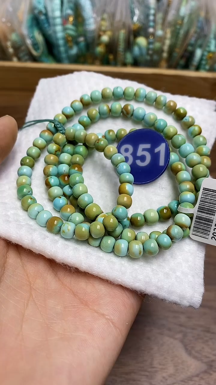 【闪购商品】绿松石多圈未镶嵌851