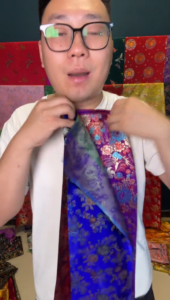 混纺3块碎布条6号布