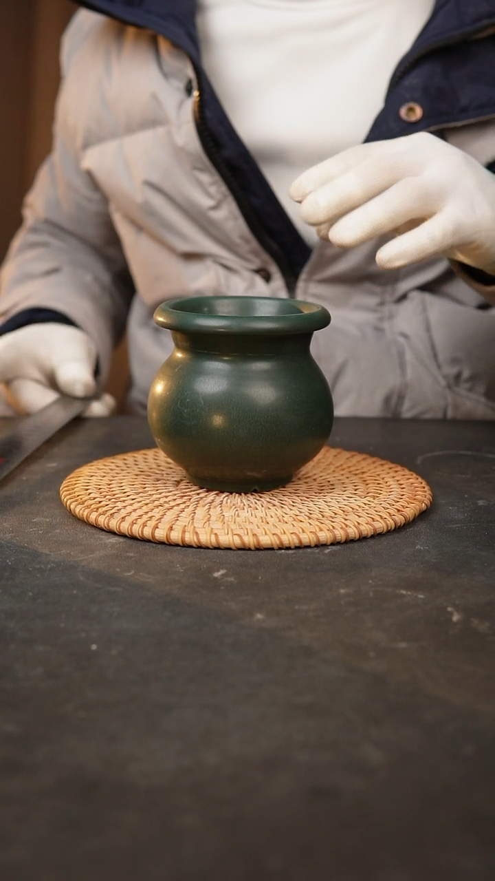 【闪购商品】瓷片泥泥手工花盆