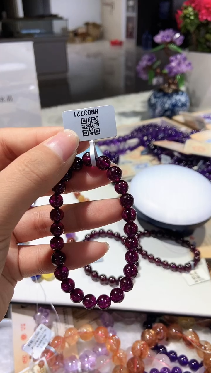 【闪购商品】石榴石手串未镶嵌手串