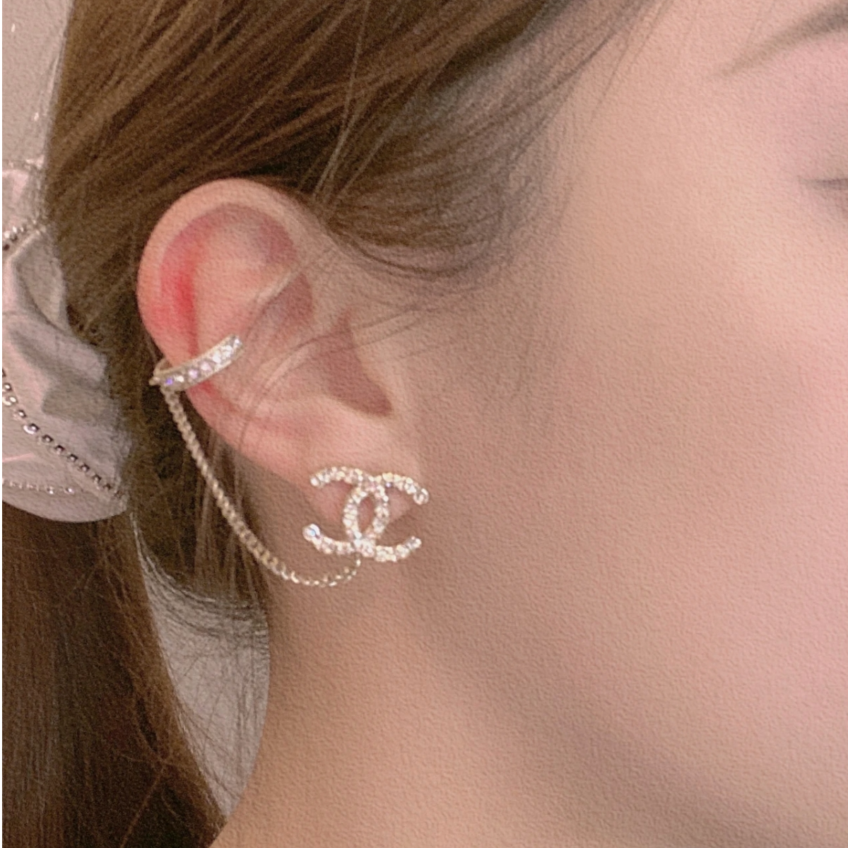 99新 Chanel/香奈儿 汤/P235501679/ 21V 单个耳环