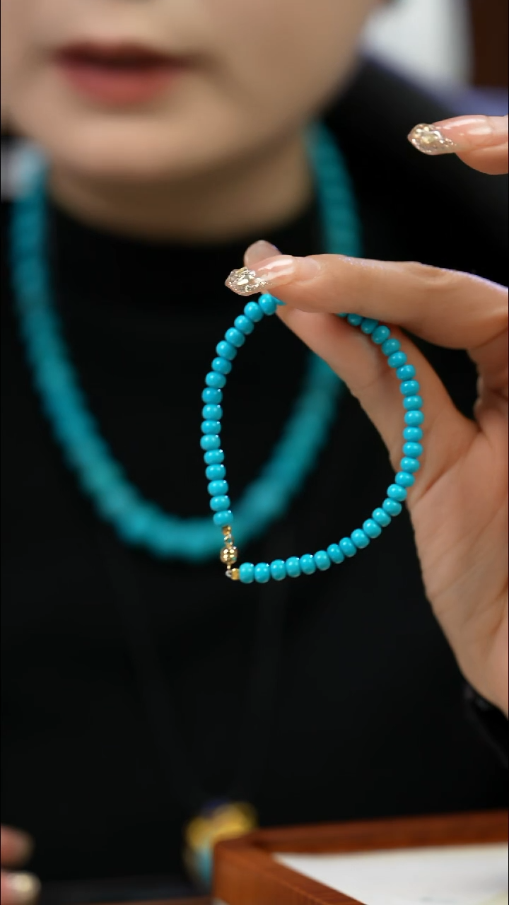 未镶嵌绿松石手串多样性发一