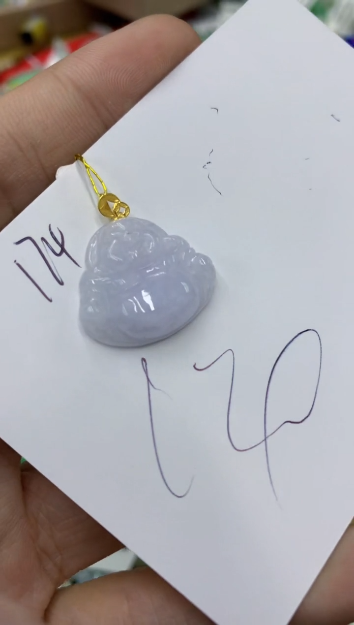 翡翠18K金镶嵌颈饰号链接111111