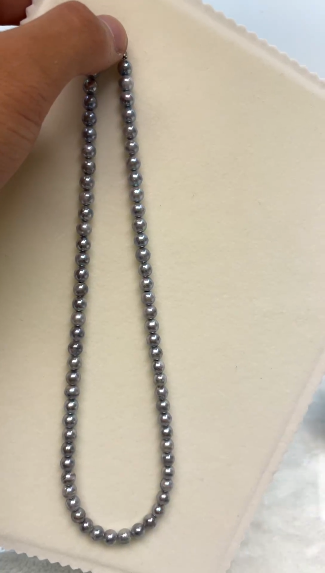 颈饰银S925镶嵌海水珍珠5-6