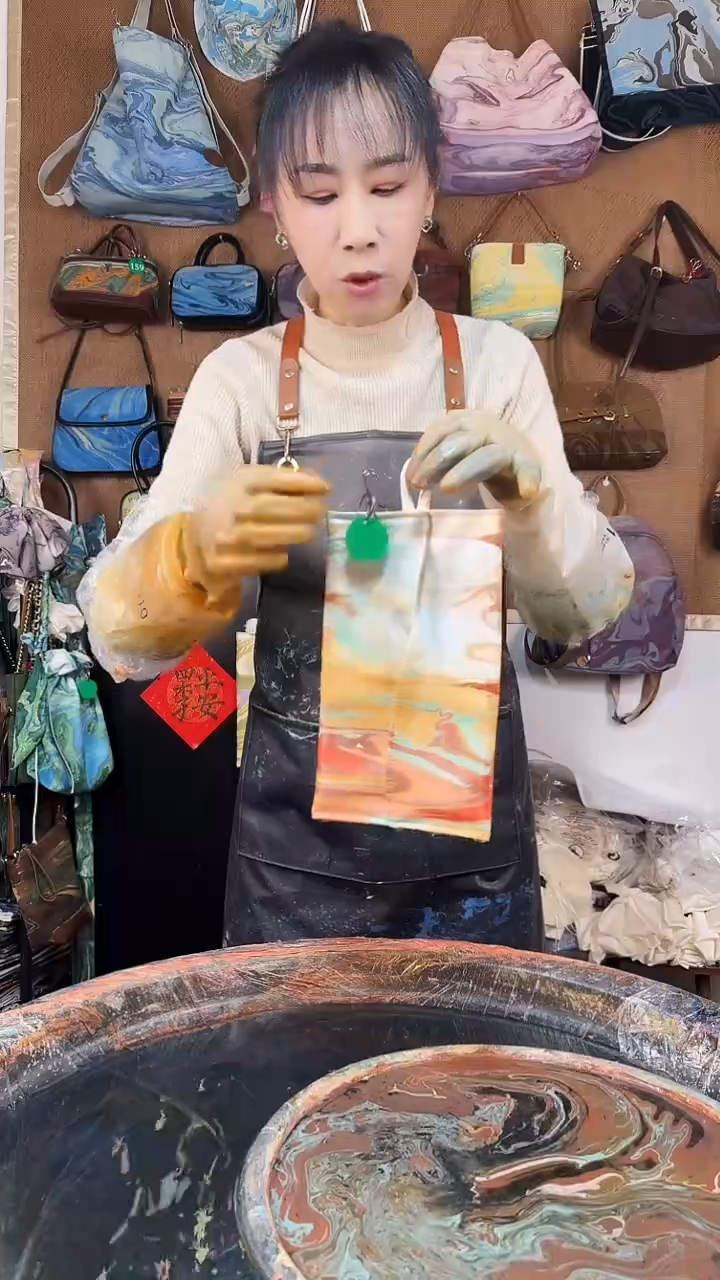 织物丝绸93#现场高定纸抽袋/默认微瑕【不退不换】