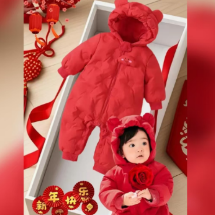 婴幼儿睡袋羽绒服贴码链接
