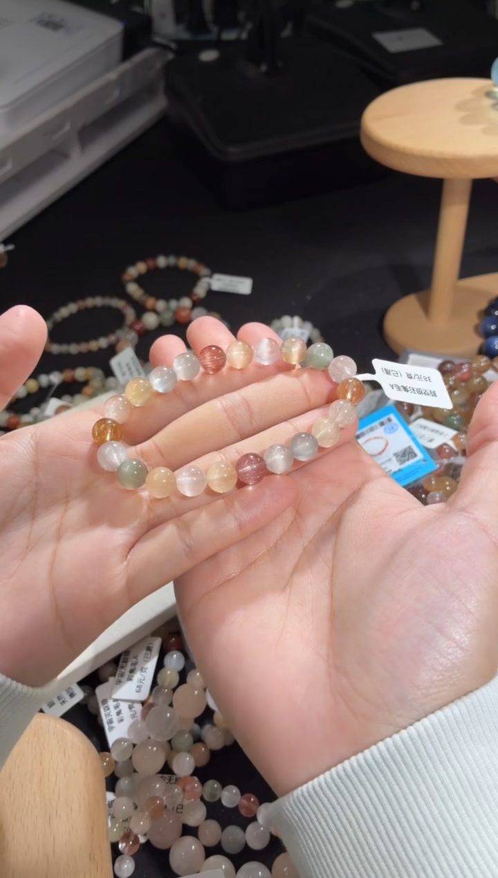 未镶嵌手链水晶32号多样性发一A8+