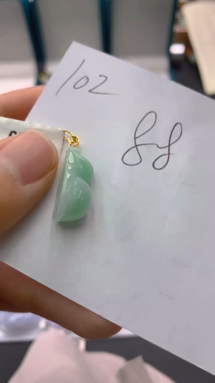 【闪购商品】翡翠颈饰18K金镶嵌1111111111