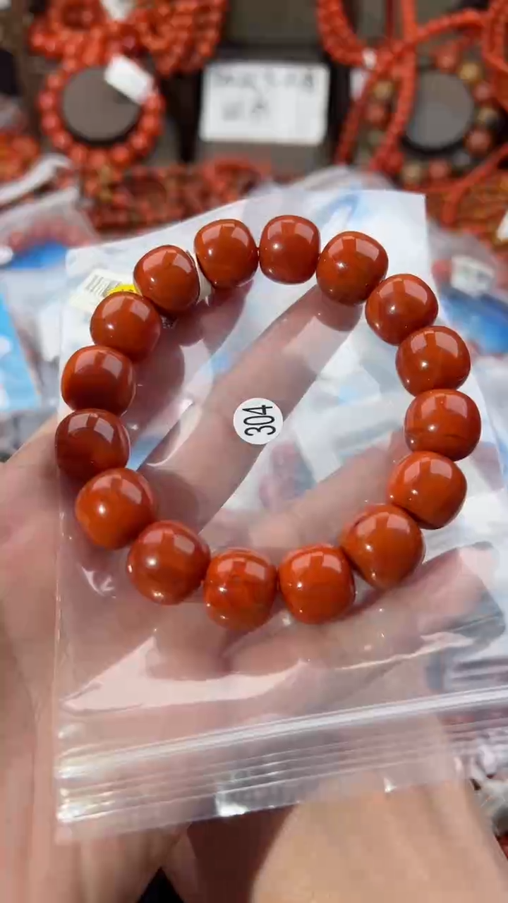 【闪购商品】南红玛瑙手串未镶嵌14