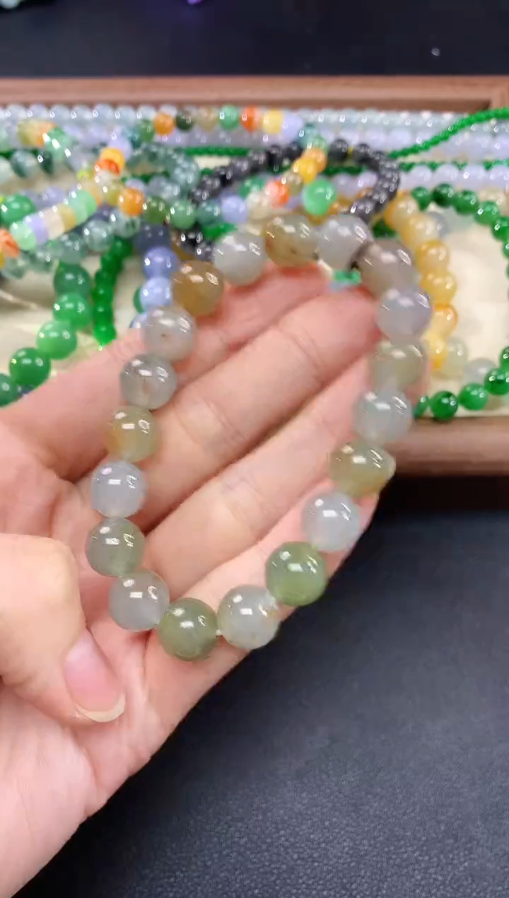 未镶嵌手串翡翠274|17800