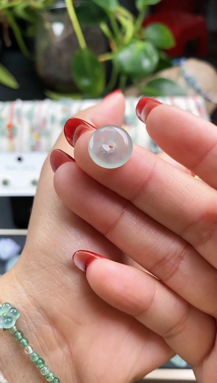 【闪购商品】翡翠戒指未镶嵌平安扣