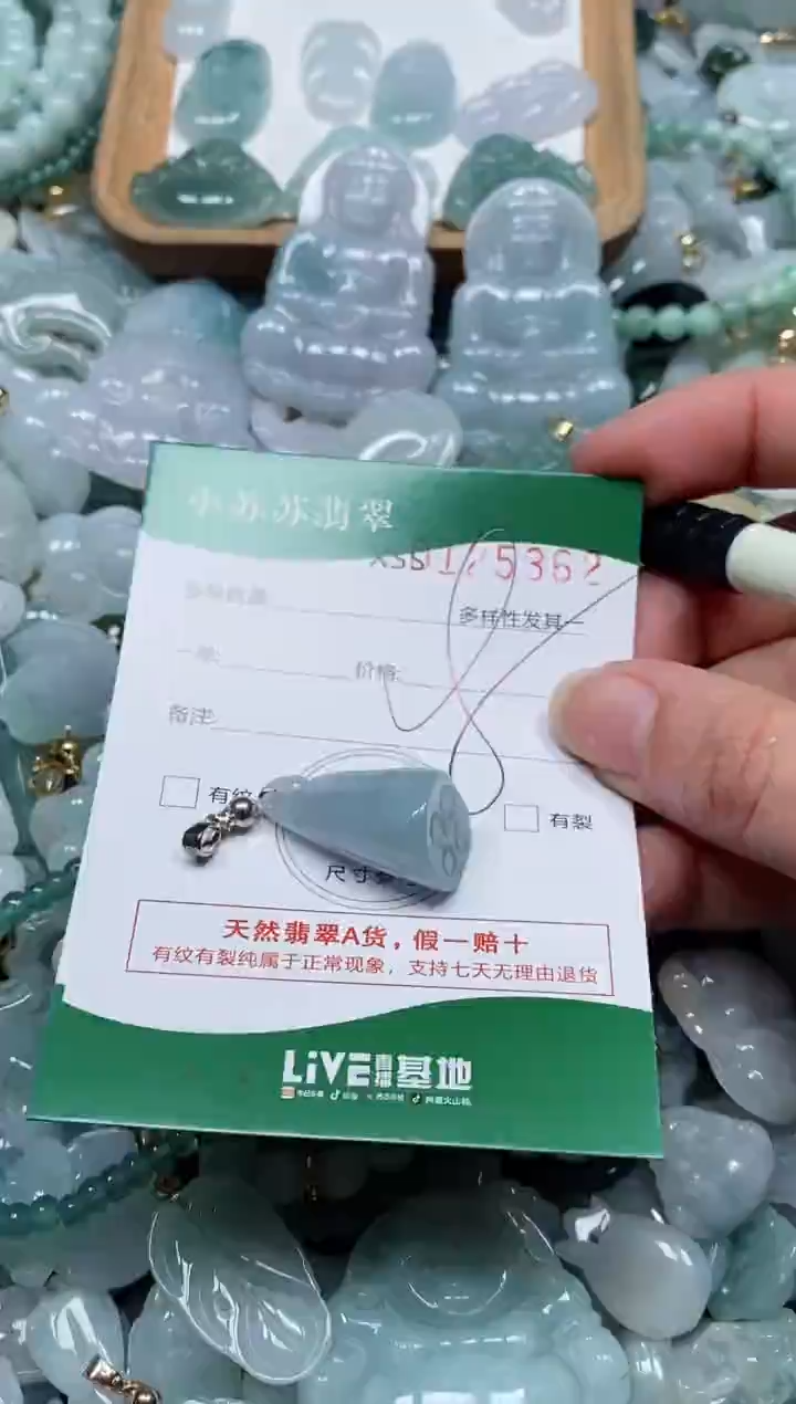 【闪购商品】翡翠颈饰未镶嵌闪购商品0125362