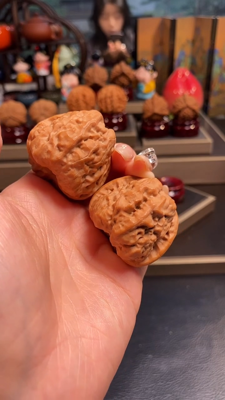 【闪购商品】文玩核桃把件H225蛤蟆头39