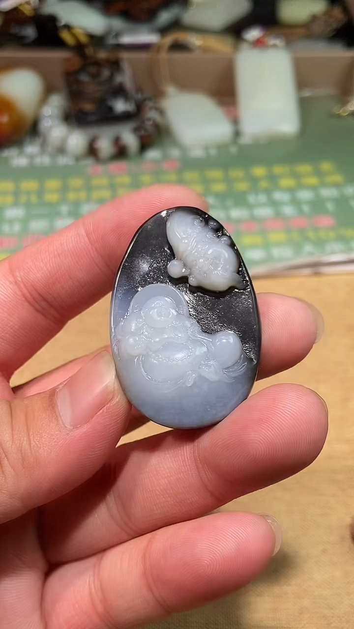 颈饰未镶嵌和田玉多样性拍一发一66