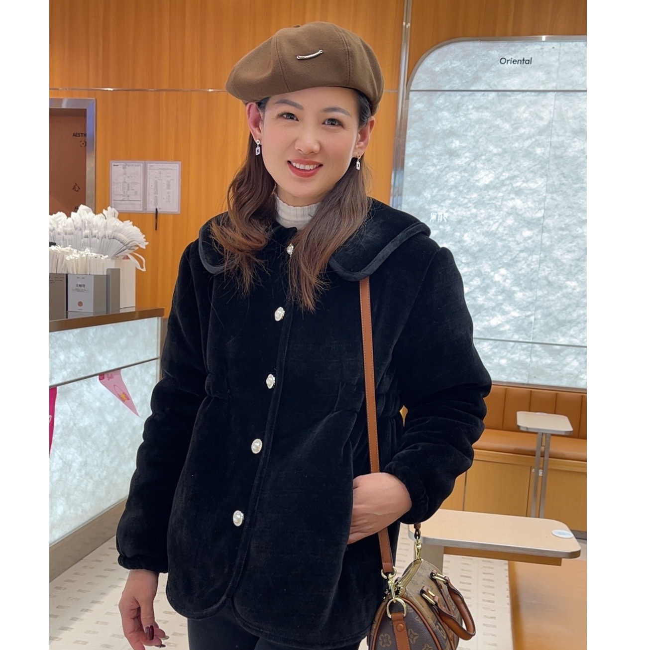 【扣号】冬季女士复合新款轻奢睡衣加绒加厚三层家居服套装可外穿