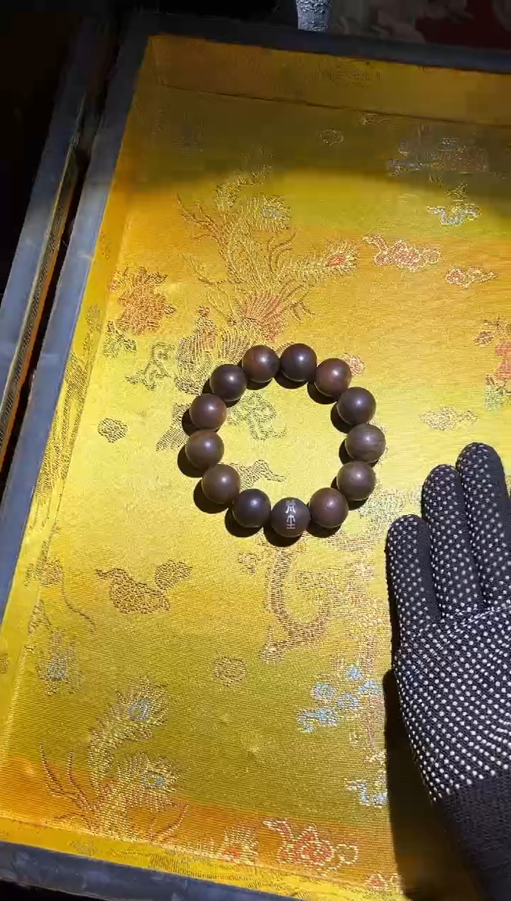 【闪购商品】沉香木摆件47财天然野帝王梵尘雷击白奇楠带馆藏盒