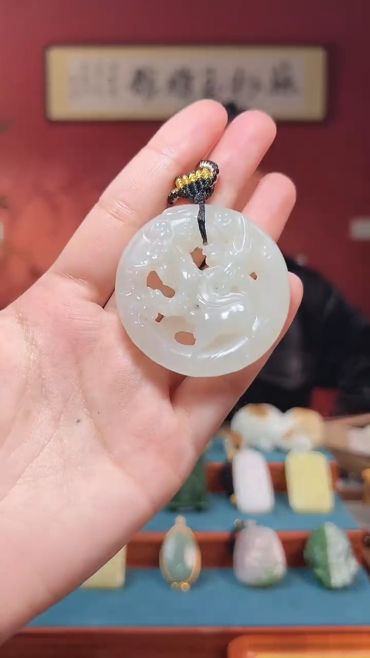 吊坠(不含链)未镶嵌和田玉25