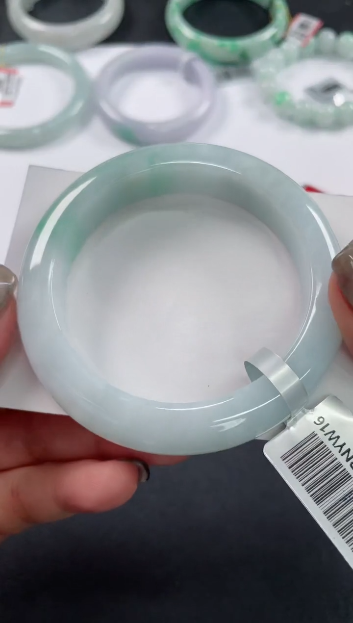 未镶嵌手镯翡翠基地发货H7850 56+