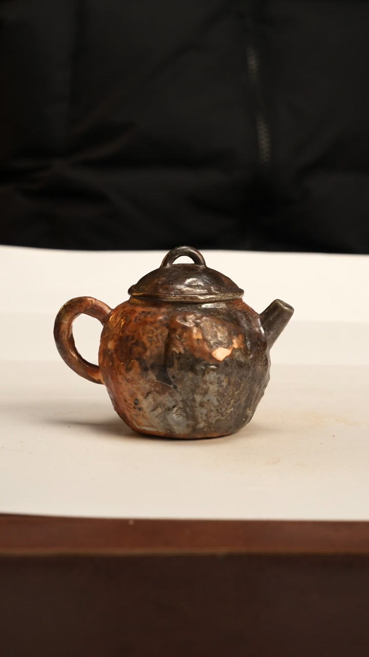 【闪购商品】杯195柴烧手工拉胚盖碗福利款