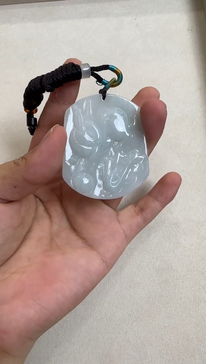 颈饰未镶嵌翡翠吊坠-592446