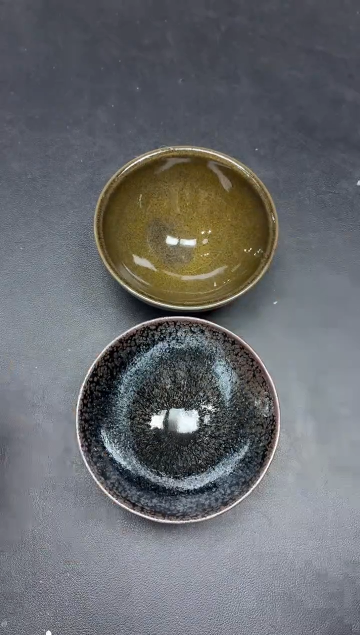 茶盏21两只微瑕        