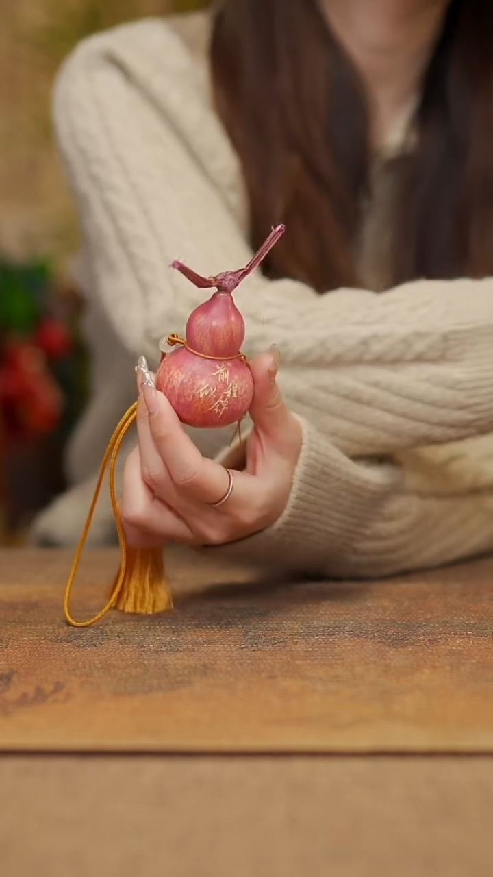 【闪购商品】33宴禾堂大漆车挂小葫芦38