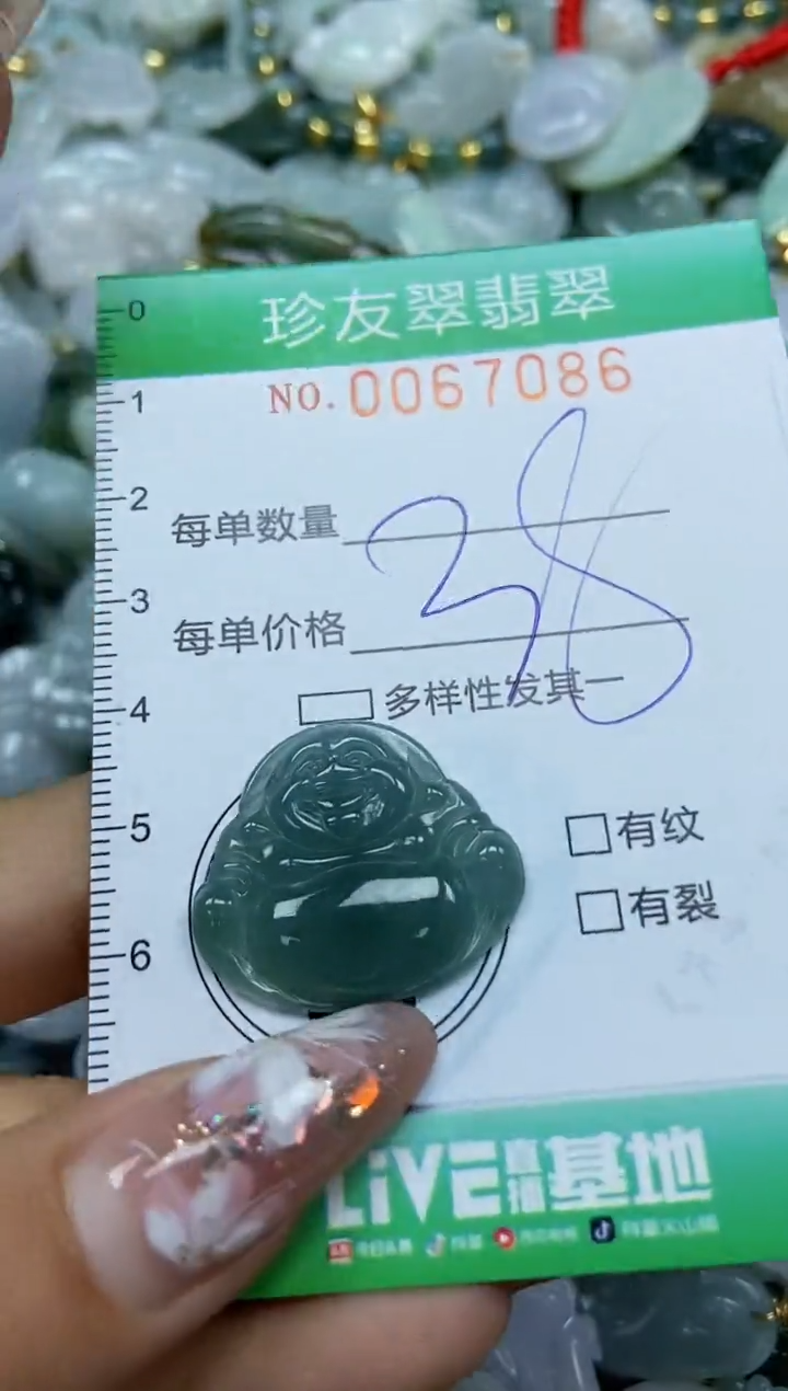 【闪购商品】翡翠颈饰未镶嵌闪购商品0067086